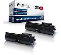 2 cartuchos de tóner compatibles con Kyocera ECOSYS P2040DN P2040DW 1T02RY0NL0 TK1160 TK-1160 K TK 1160 K negro - Serie Office Pro