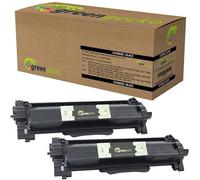 2 cartuchos de tóner XL para Brother HL-L2400 DWE, HL-L2445DW MFC-L2835 DW, DCP-L2660 DW, MFC-L2827 DW MFC-L2860 DWE, TN2510XL