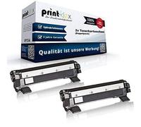 2 cartuchos de tóner XXL compatibles con Brother DCP1610W DCP1612W DCP1616NW Negro TN1050 TN-1050 Double Premium Plus Series