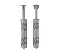 2 cartuchos minerales de spa de repuesto para aguas termales, purificador de agua de iones de plata para barras con bolas de decloración de aniones de zeolita, filtro de zinc para sensibles