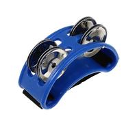 2 cascabeles de pie, pandereta, campana percusión rítmica. Ideales for bateristas, guitarristas, cantantes, compositores y músicos para Acompañamiento