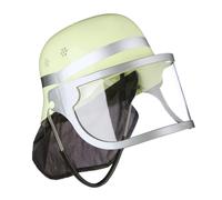 2 cascos bomberos infantil amarillo Sombrero de bombero para disfraz Gorra casco