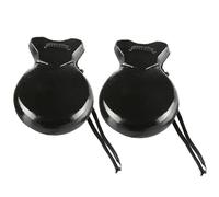 2 castañuelas tradicionales de flamenco, castañuelas españolas con cuerda de madera, instrumento musical de percusión manual para principiantes