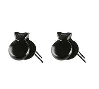 2 castañuelas tradicionales de flamenco, castañuelas españolas con cuerda de madera, instrumento musical de percusión manual para principiantes