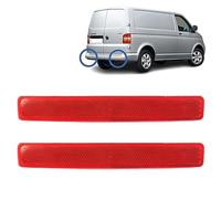 2 catadióptricos compatibles para Volkswagen T5 Transporter (2003-2015) REFLECTORES TRASERO | Parachoques trasero | 7E0945105 | 7E0945106
