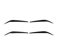2 cejas izquierda derecha para BMW Serie 5 G30 G31 G38 F90 M5 525I 530I 540I 2017-2021(Carbon Fiber Style)