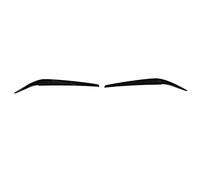 2 cejas izquierda derecha para BMW Serie 5 G30 G31 G38 F90 M5 525I 530I 540I 2017-2021(Glossy Black)