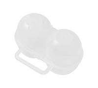 2-Cell Outdoor Portable Egg Box, Shock-Absorbing & Anti-Drop with Handle, Durable Plastic Tray for Refrigerator Storage, Camping, Hiking and Picnic