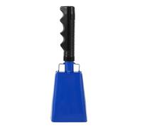 2 cencerros de metal for ganado granja, antipérdida, mano, for animar y hacer ruido, ideales for eventos deportivos Para Fiestas Y Festivales(Blue)