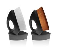 2 cepillos aplicadores neumáticos, cepillo para neumáticos, aplicador de pulido de neumáticos, cepillo de neumáticos portátil, cepillo triangular brillante, organizador de gel de limpieza