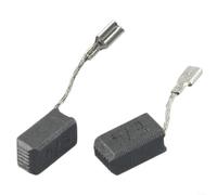 2 cepillos de carbono de 6,5 x 8 x 13 mm para Bosch para gws 7-100 7-115/7 | Construcción de metal de carbono, tamaño de 6,5 x 8 x 13 mm, se adapta a gws 7-125 GOP250CE, larga duración