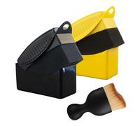2 cepillos de esponja, 1 cepillo interior de coche, paño de limpieza de microfibra, paños de limpieza de coche, paño de felpa súper absorbente para limpiar y secar el coche