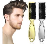 2 cepillos de limpieza, cepillo para limpiar cuchillas, cepillo de nailon, cepillo para uñas, recortadora, cepillo para limpiar el pelo, herramienta para cortar el pelo (dorado y plateado).