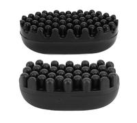 2 Cepillos de Pelo Trenzado para Rizar, Cepillo de Goma para Rizar, Peine para Rizos, Cepillo para Peinar, Cepillo Lavable para Rizos Afro, Peine Afro de Pelo Ondulado, para Uso