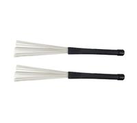 2 cepillos de percusión para percusión, cepillos profesionales de alambre de nailon con mango cómodo, cepillo de nailon