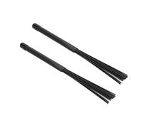 2 cepillos de percusión para percusión, cepillos profesionales de alambre de nailon con mango cómodo, cepillo profesional