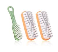 2 Cepillos Para Gamuza Y 1 Cepillo Para Zapatos, Cepillo Para Polvo De Zapatos, Herramientas De Limpieza De Zapatos, Cepillo Para Zapatos De Cerdas Suaves, Accesorios Para El Cuidado Del Calzado