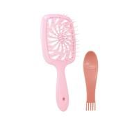 2 cepillos para peinar el cabello, prácticos peines ahuecados, para masajes secos y húmedos para salones de belleza