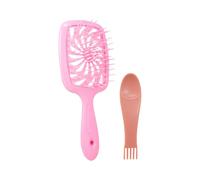 2 cepillos para peinar el cabello, prácticos peines ahuecados, para masajes secos y húmedos para salones de belleza