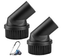 2 cepillos para polvo de 35 mm, cepillos para aspiradora premium, accesorios aspiradora, cepillo para muebles, compatible con la mayoría de las aspiradoras