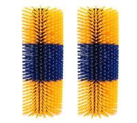 2 Cepillos para Rascar Ganado, Cepillo para el Cuerpo de Ganado, Cepillo de Masaje Completo, Alivia la Picazón en la Espalda, Cepillo para Rascar Vacas para Caballos, Ovejas,