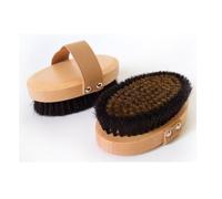 2 Cepillos Secos De Cobre For Despertar, Suavizar La Piel Y Reducir El Estrés, Cepillo De Alambre De Cobre De Madera De Haya, Cepillo De Limpieza De Masaje De Baño Corporal, Cepillo De Baño Exfoliante