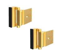 2 cerraduras de puerta de seguridad para el hogar, cerraduras de refuerzo de puerta, perno de puerta de seguridad de alta resistencia, cerraduras de marco con acabado de construcción para pestillo de