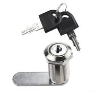 2 cerraduras de seguridad con 4 llaves hechas de aleación de zinc para buzones, muebles, taquillas y armarios, proporciona un fuerte bloqueo para varias aplicaciones (20 mm)