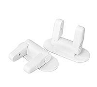 2 cerraduras de seguridad para puerta de bebé, 3 m, adhesivas, fáciles de instalar, color blanco