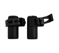 2 cerraduras externas para bastones de senderismo, aleación de aluminio, cierre rápido para bastones de senderismo de 14 mm, 16 mm, 18 mm, pieza de repuesto de plástico para caminar (para tubo de 18