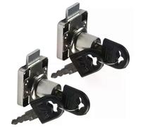 2 cerraduras para cajón de gabinete, cerradura para puerta de escritorio, cerradura para cajón de armario,