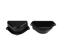 2 cestas coladoras triangulares para fregadero, filtro ABS de triple soporte para alimentos sobrantes, estante de drenaje con ventosa para lavar y enjuagar la cocina, ahorro de espacio (negro)