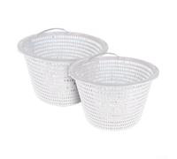 2 cestas de skimmer de piscina enterrada con peso, para Hayward SPX1070E, para Pentair 516112, para Aladdin para B-9, para Swimquip 08650-0007, para Swimrite 70-828-915 (blanco)