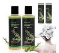 2 champús de romero orgánicos para el crecimiento del cabello, champú natural de queratina de romero fortalece el cabello fino y sin fuerza, combate los problemas de pérdida de cabello, adecuado para
