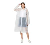2 Chubasqueros Impermeables Reutilizables De EVA Con Capucha Y Mangas, Ponchos De Lluvia Unisex Livianos Para Viajes, Excursionismo Y Actividades Al Aire Libre, Ropa Impermeable
