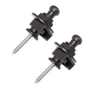 2 cierres antideslizantes para correa de guitarra, botones de bloqueo de correa de metal, botones de correa de guitarra para guitarra eléctrica y bajo