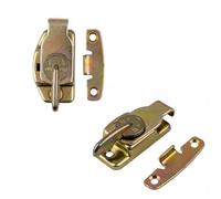 2 cierres de hoja de mesa, cierre dorado para gabinete, hebilla chapada en zinc para mesa de comedor, cajón, caja de madera, muebles