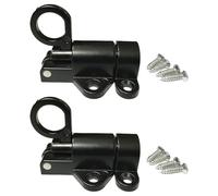 2 cierres de puerta de aleación de aluminio con resorte para puerta de ventana, anillos de seguridad para puertas de rebote, pernos automáticos