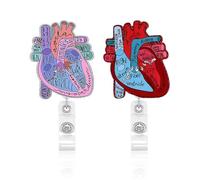 2 Cierres Para Tarjetas De Identificación En Forma De Corazón, Soporte Para Tarjetas De Identificación De Médico, Soporte Para Tarjetas De Identificación