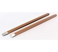 2 cinceles de electricista RENNSTEIG, 300 x 8 x 10 mm, cuadrado de metal