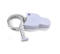 2 cintas métricas retráctiles, 150 cm, cinta métrica telescópica automática para medición corporal