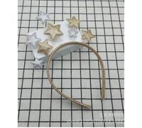 2 Cintas Para El Cabello, 1 Broche, Cinta Para El Cabello En Forma De Estrella, Decoración De Fiesta, Regalo De Recompensa Para Estudiantes.