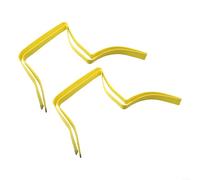 2 cinturones de algodón para clasificación de taekwondo para una calificación efectiva y motivación en artes marciales (amarillo)