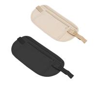 2 cinturones seguros para dinero de viaje, soporte oculto para pasaporte y cartera antirrobo para hombres y mujeres, cómoda bolsa encubierta para Europa, crucero, avión, accesorios ocultos de viaje