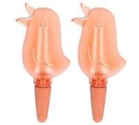 2 clavijas automáticas de riego de plantas |Diseño de pájaros riego por goteo para plantas en macetas/jardines interiores |Sistema de riego automatizado con material ABS |Tierra - Consciente