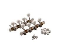 ＡＷＨＡＯ 2 Clavijas de Afinación de Guitarra, Afinadores, Clavijas de Máquina, Llaves de Afinación Profesionales, Clavijas de Afinación de Mandolina para Acces, Plata