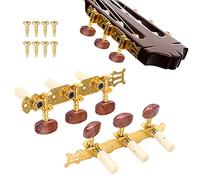 2 clavijas de afinación de guitarra, clavijas de máquina, clavijas de afinación de cuerdas con tornillo para accesorios de piezas de guitarra clásica