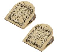 2 clips antiguos para documentos, marcadores multiusos, clips de página, clip decorativo para álbumes de recortes, para cuaderno, diario, planificador, clips retro para notas