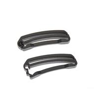 2 clips de correa de cincha ligeros para mochilas, cinturones de buceo, equipo al aire libre, soporte seguro, negro, S, M, L (M)