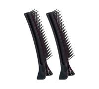 2 clips de corte de pelo con peine y agarre antideslizante para peluquería
